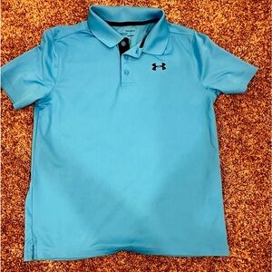 Boys Under Armour Polo size YLG normally 10/12
